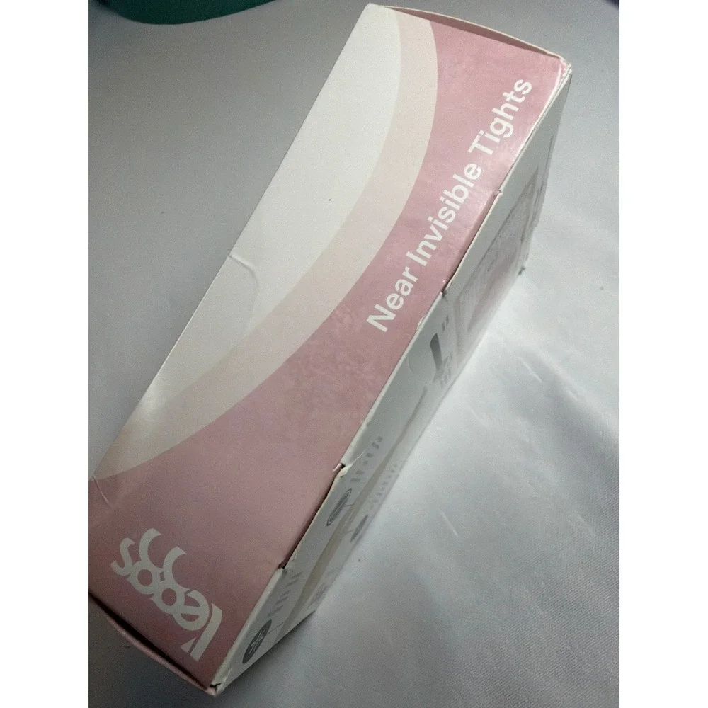 L'eggs Silken Mist‎ Near Invisible Tights Women Q+ Jet Black 2 Pairs Control Top